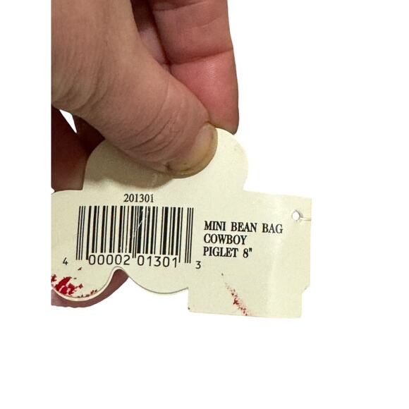 Disney Mouseketoys Winnie The Pooh Cowboy Sheriff Piglet Bean Bag Stuffed Plush - Picture 3 of 9